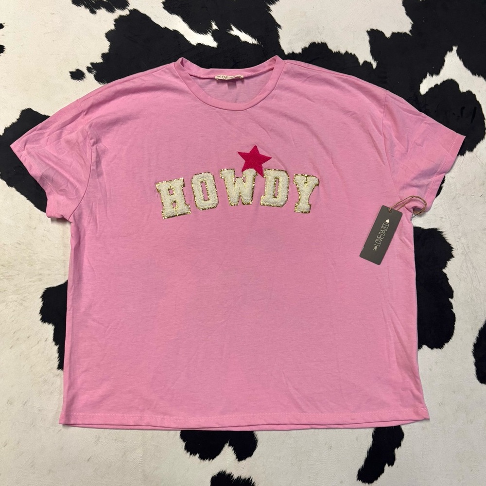 Howdy Pink Graphic Tee